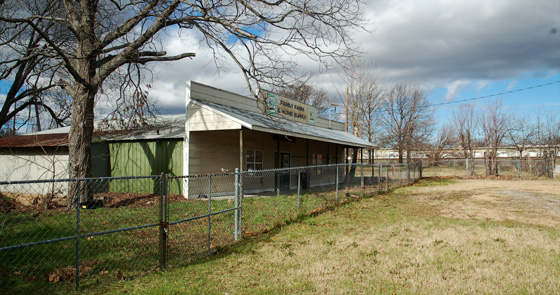 abandoned farm supply store